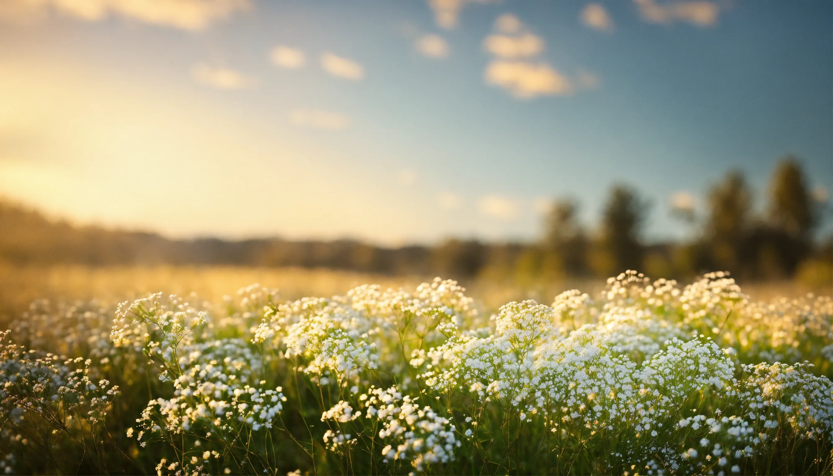 Handpicking flowers